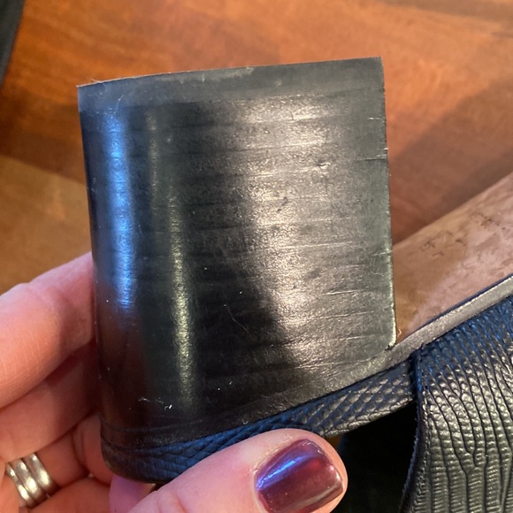 Vince black open toe booties – like new - Picture 6 of 7